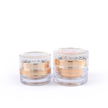 30g 50g luxury rose gold color round design cosmetic container jar
